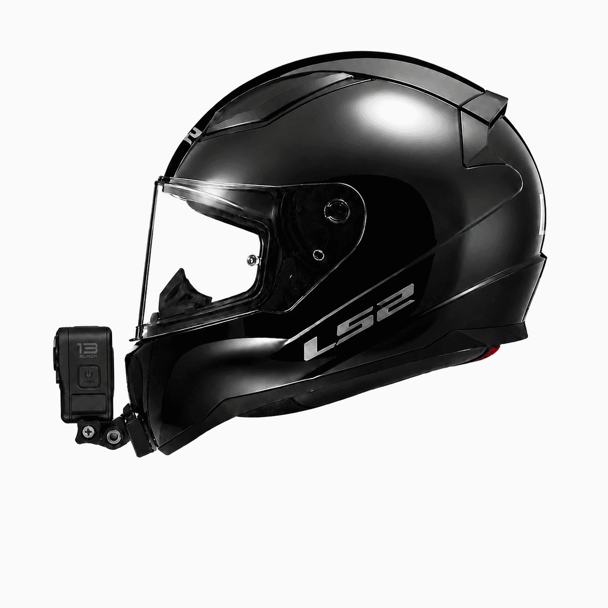 LS2 Rapid 2 con soporte instalado, vista lateral